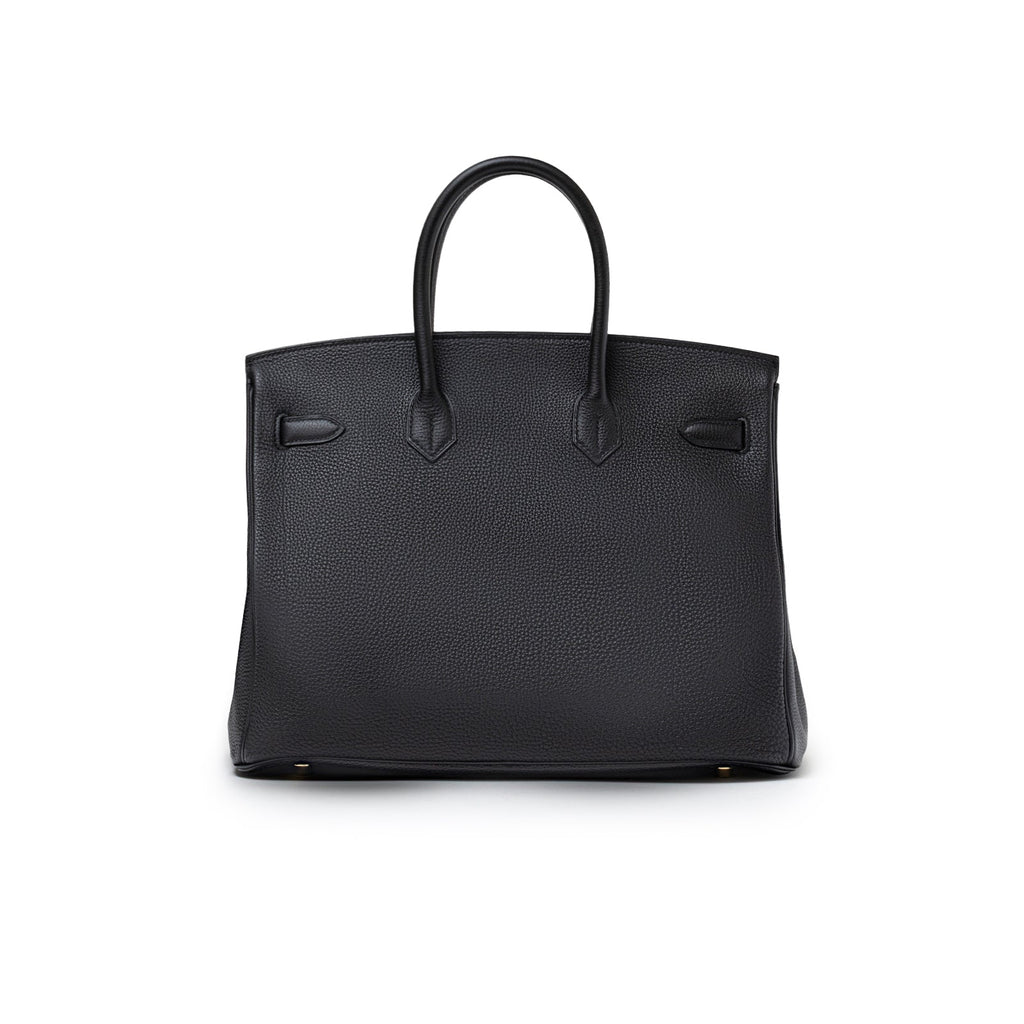 Hermès Birkin 35 Black Togo Gold Hardware