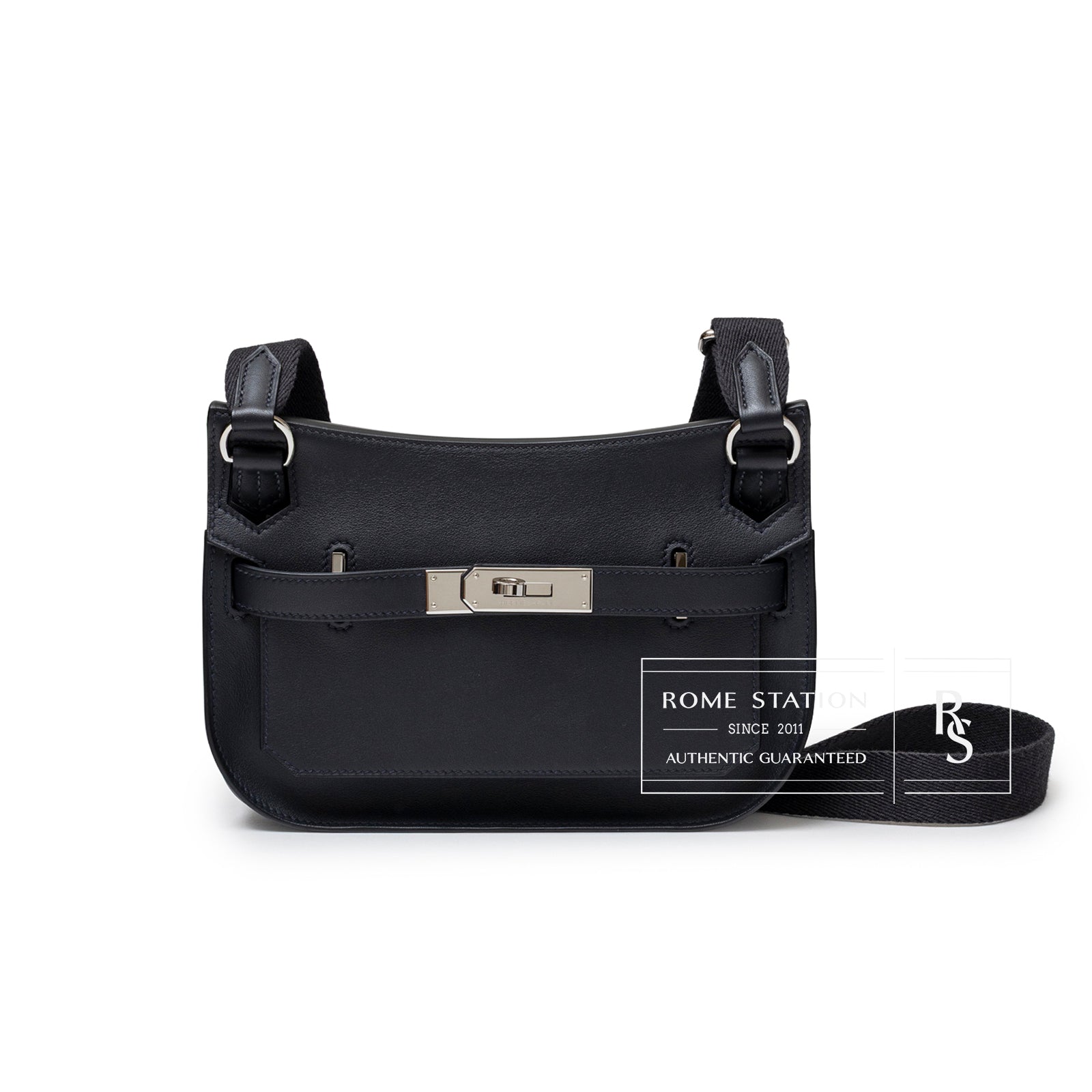 Hermès Mini Jypsiere Caban Swift Palladium Hardware
