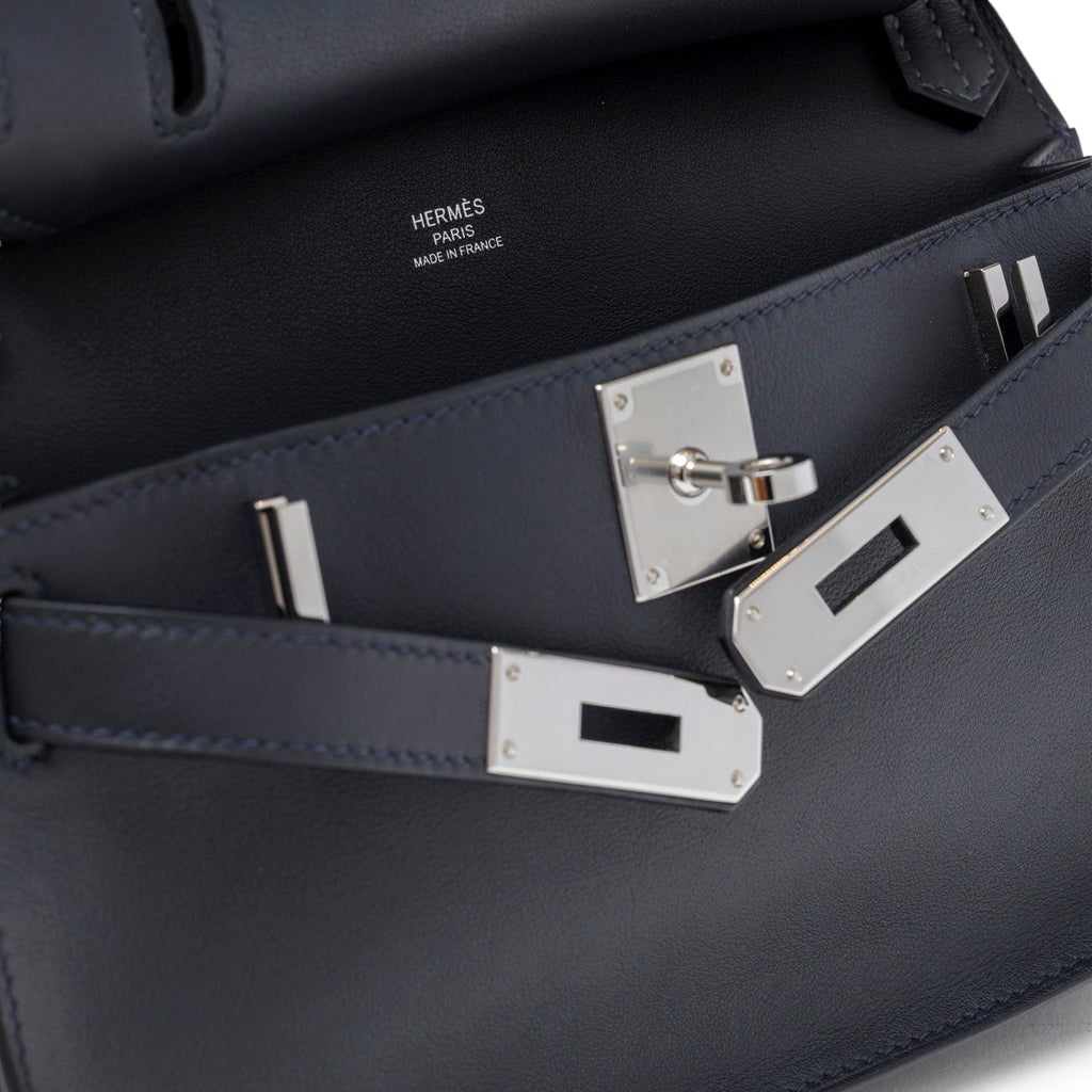Hermès Mini Jypsiere Caban Swift Palladium Hardware