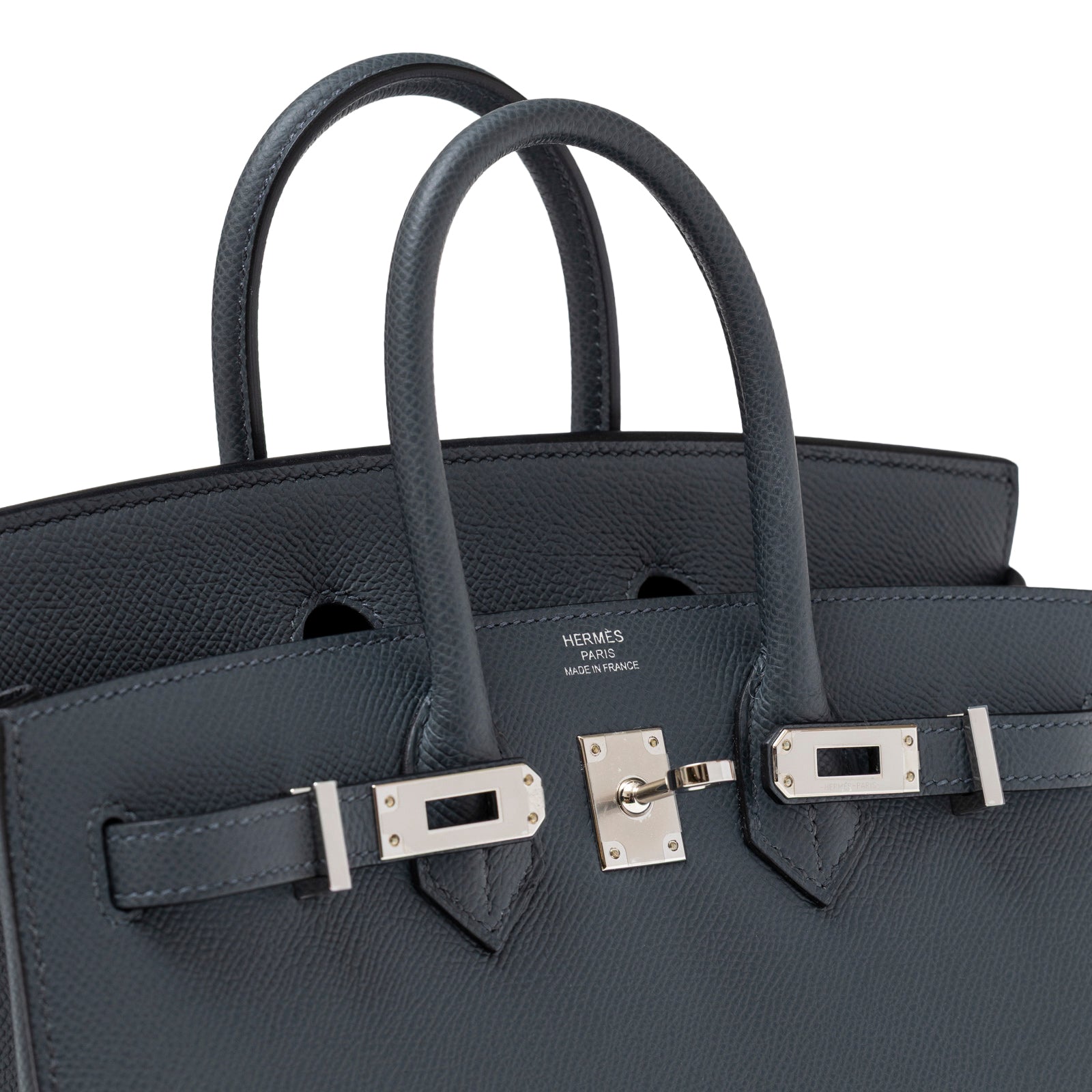 Hermès Birkin Sellier 25 Gris Misty Epsom Palladium Hardware