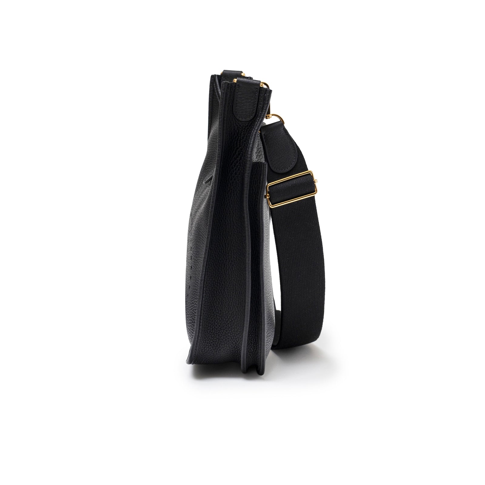 Hermès Evelyne PM 29 Black Clemence Gold Hardware