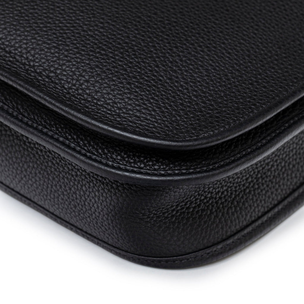 Hermès Evelyne PM 29 Black Clemence Gold Hardware