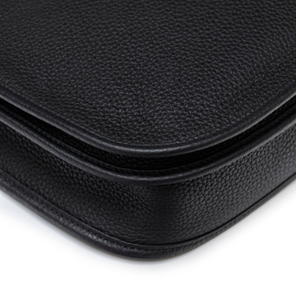 Hermès Evelyne PM 29 Black Clemence Gold Hardware