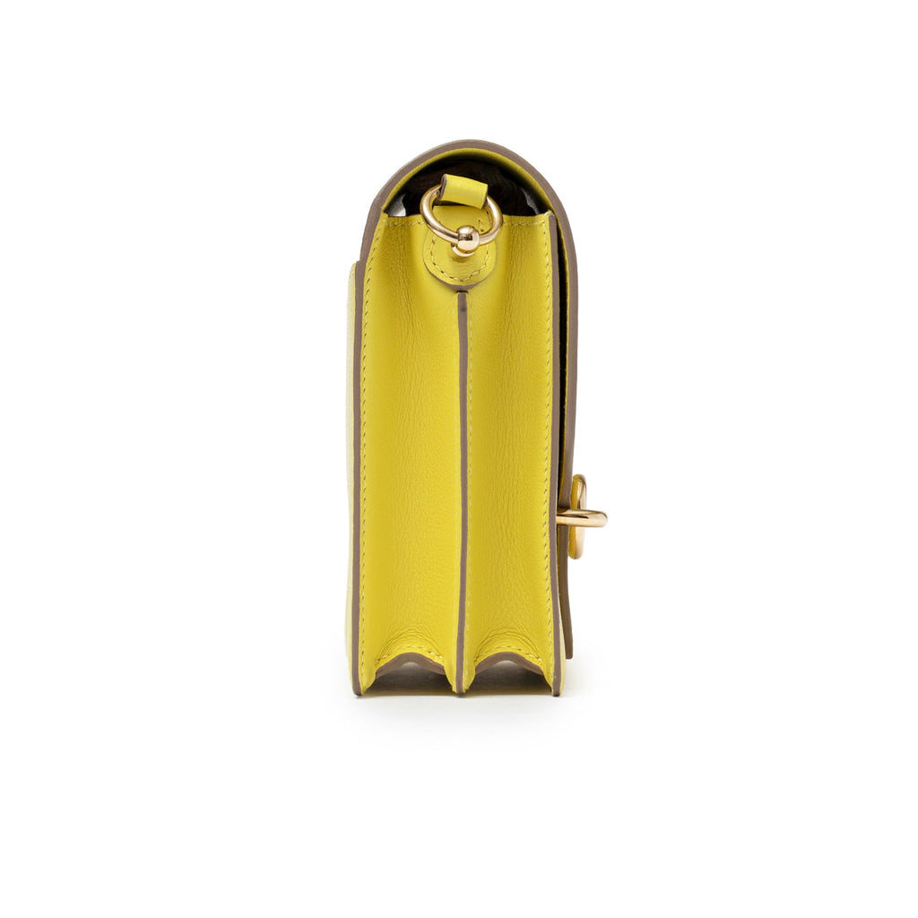 Hermès Mini Roulis Lime Evercolor Permabrass Hardware