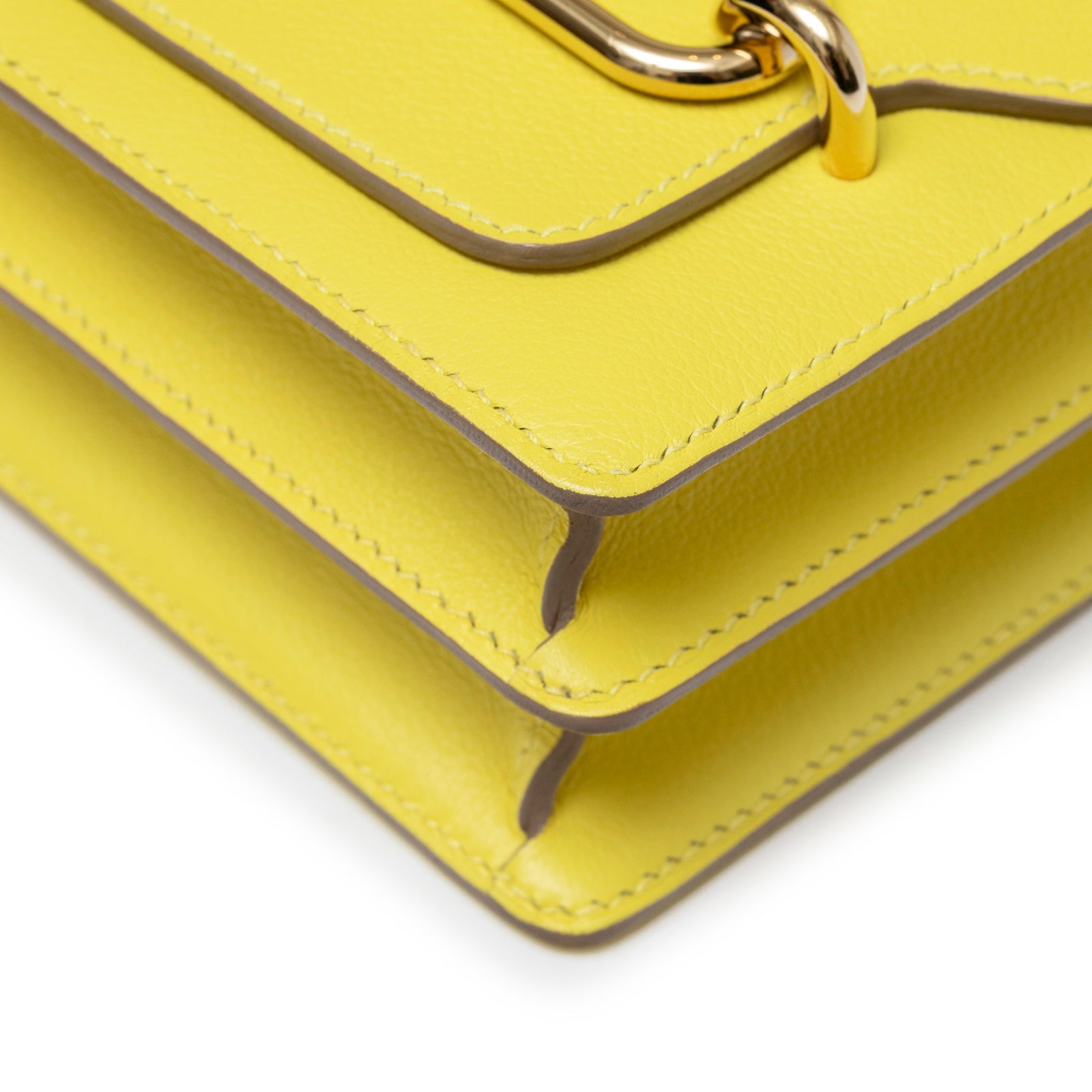 Hermès Mini Roulis Lime Evercolor Permabrass Hardware