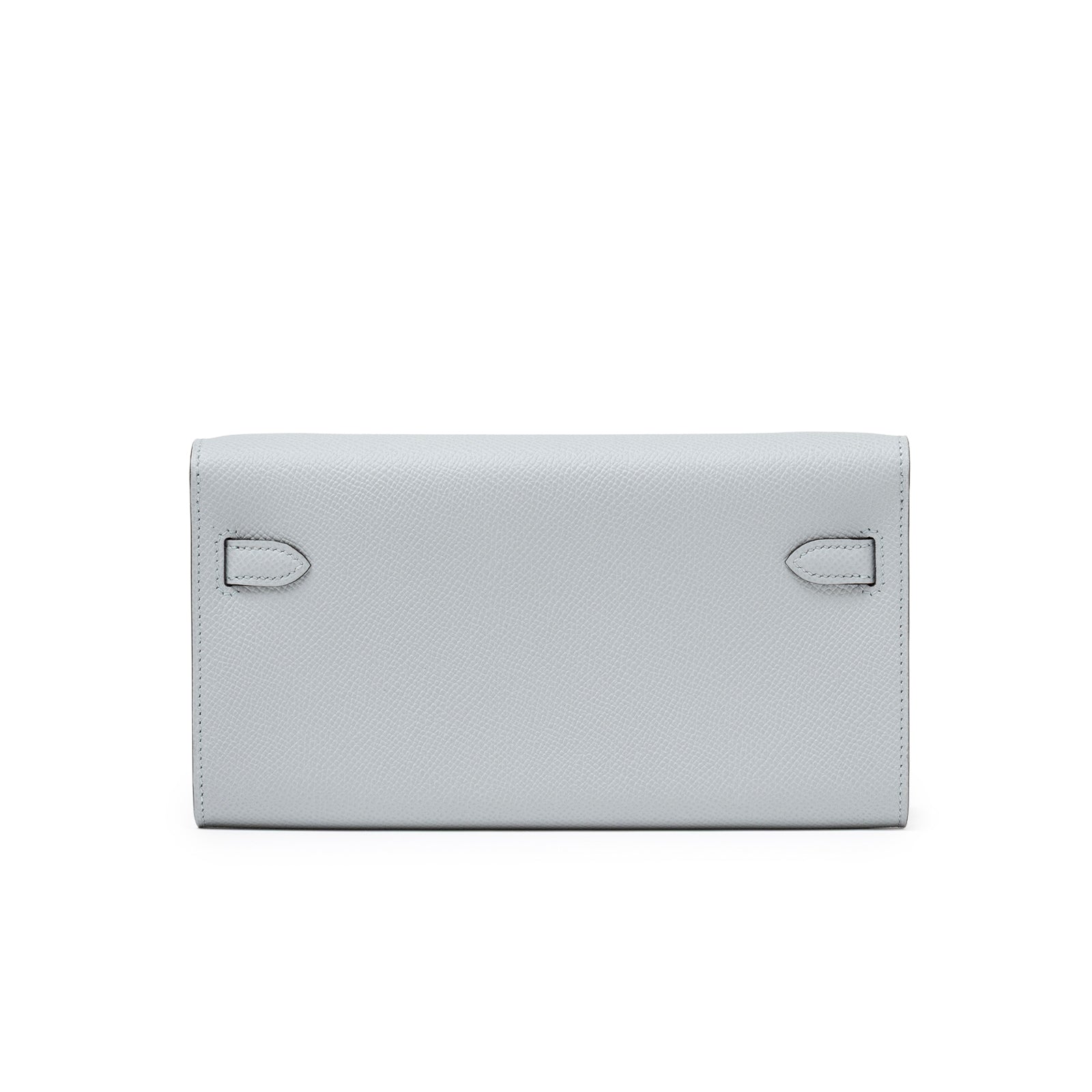 Hermès Kelly To Go Wallet Blue Glacier Epsom Palladium Hardware