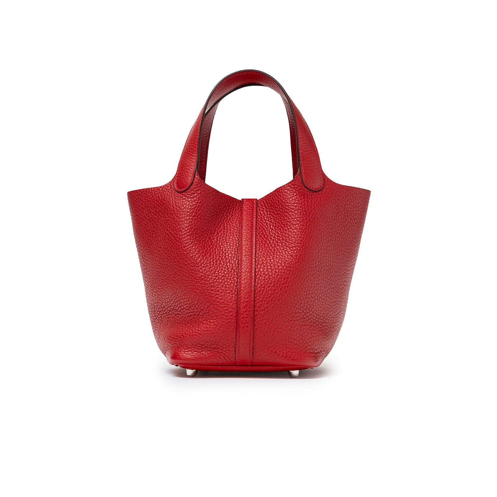 Hermès Picotin 18 Rouge Casaque Clemence Palladium Hardware
