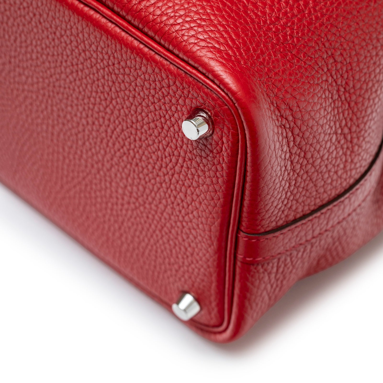 Hermès Picotin 18 Rouge Casaque Clemence Palladium Hardware
