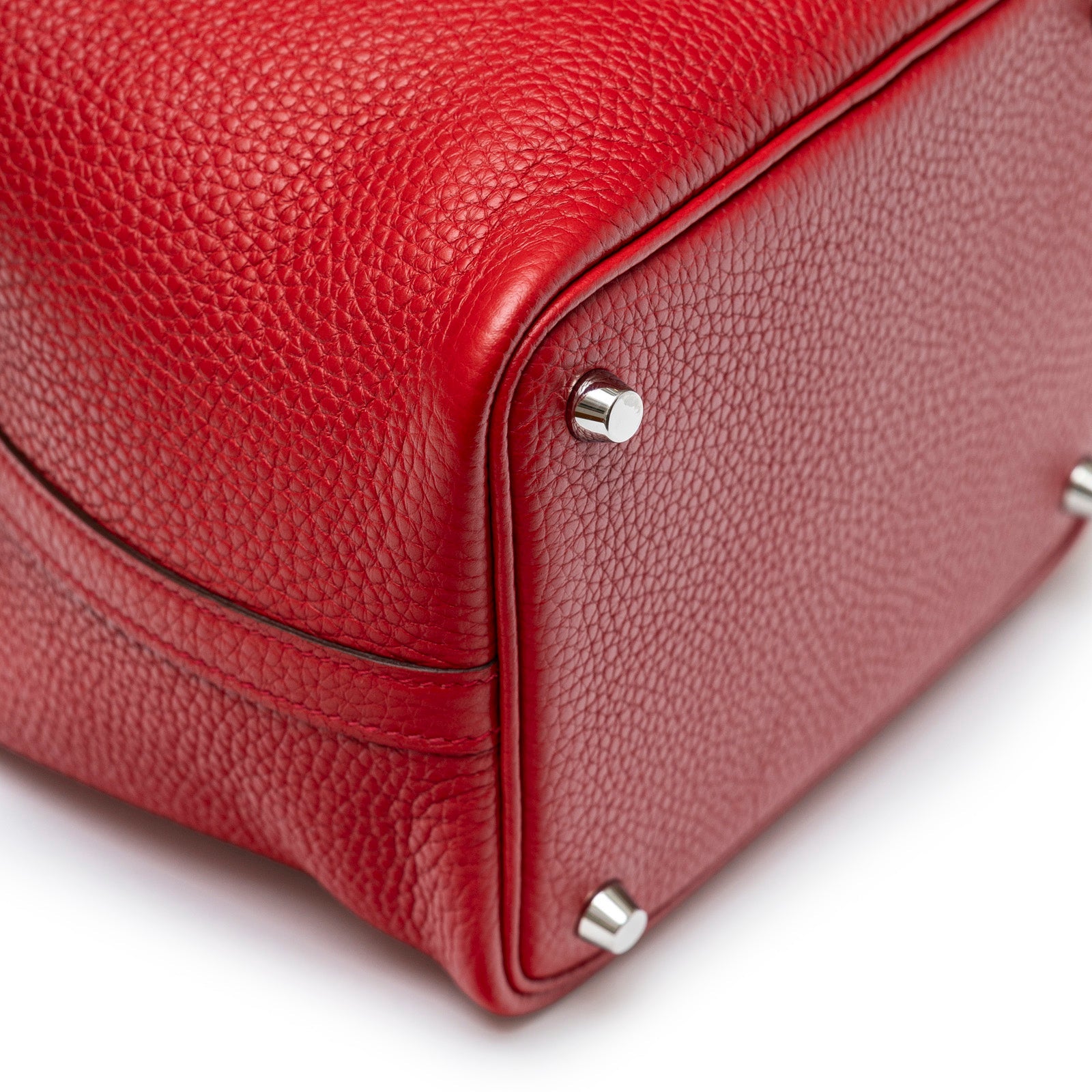 Hermès Picotin 18 Rouge Casaque Clemence Palladium Hardware
