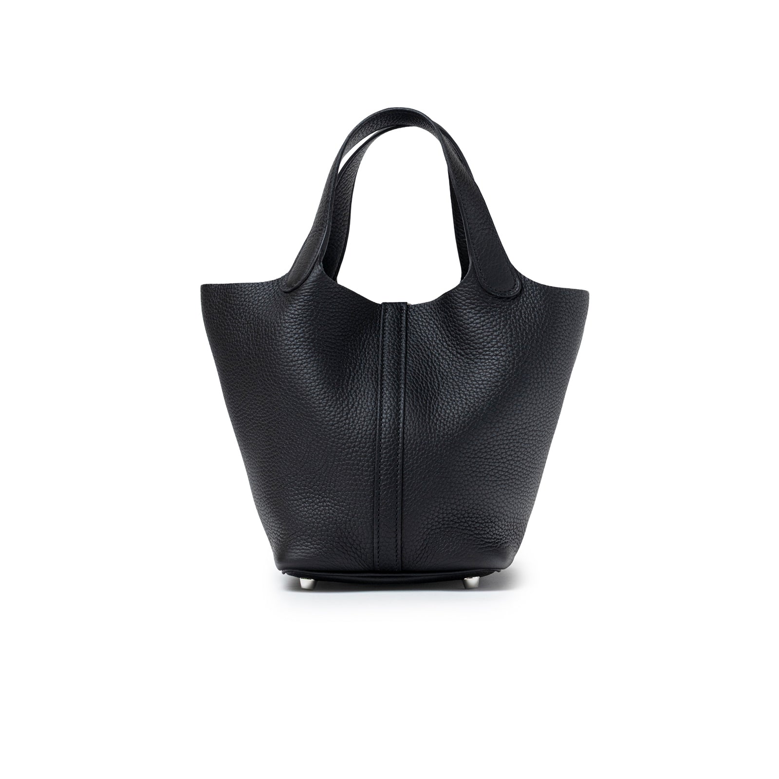 Hermès Picotin 18 Black Clemence Palladium Hardware