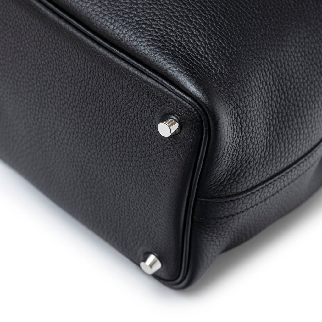Hermès Picotin 18 Black Clemence Palladium Hardware