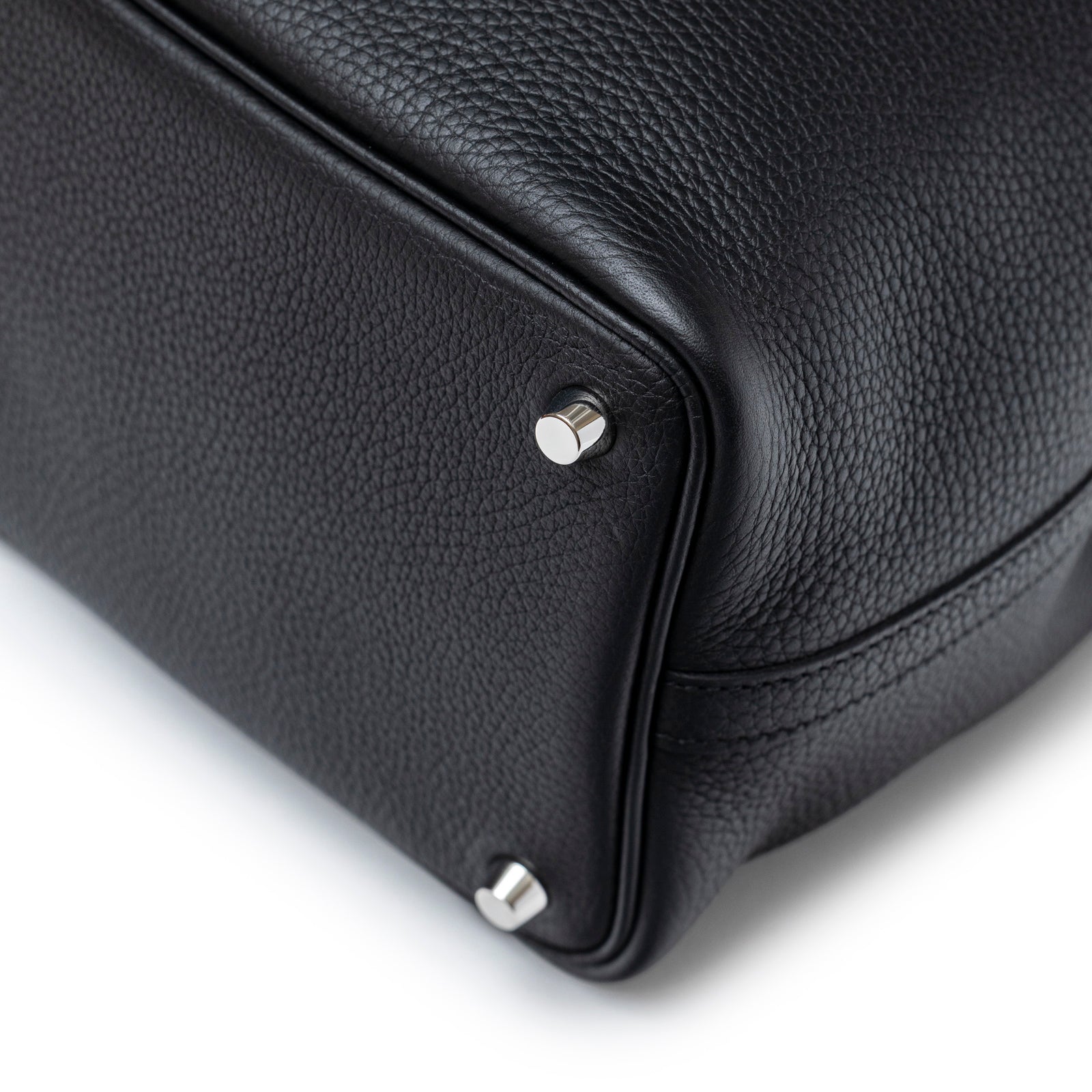 Hermès Picotin 18 Black Clemence Palladium Hardware
