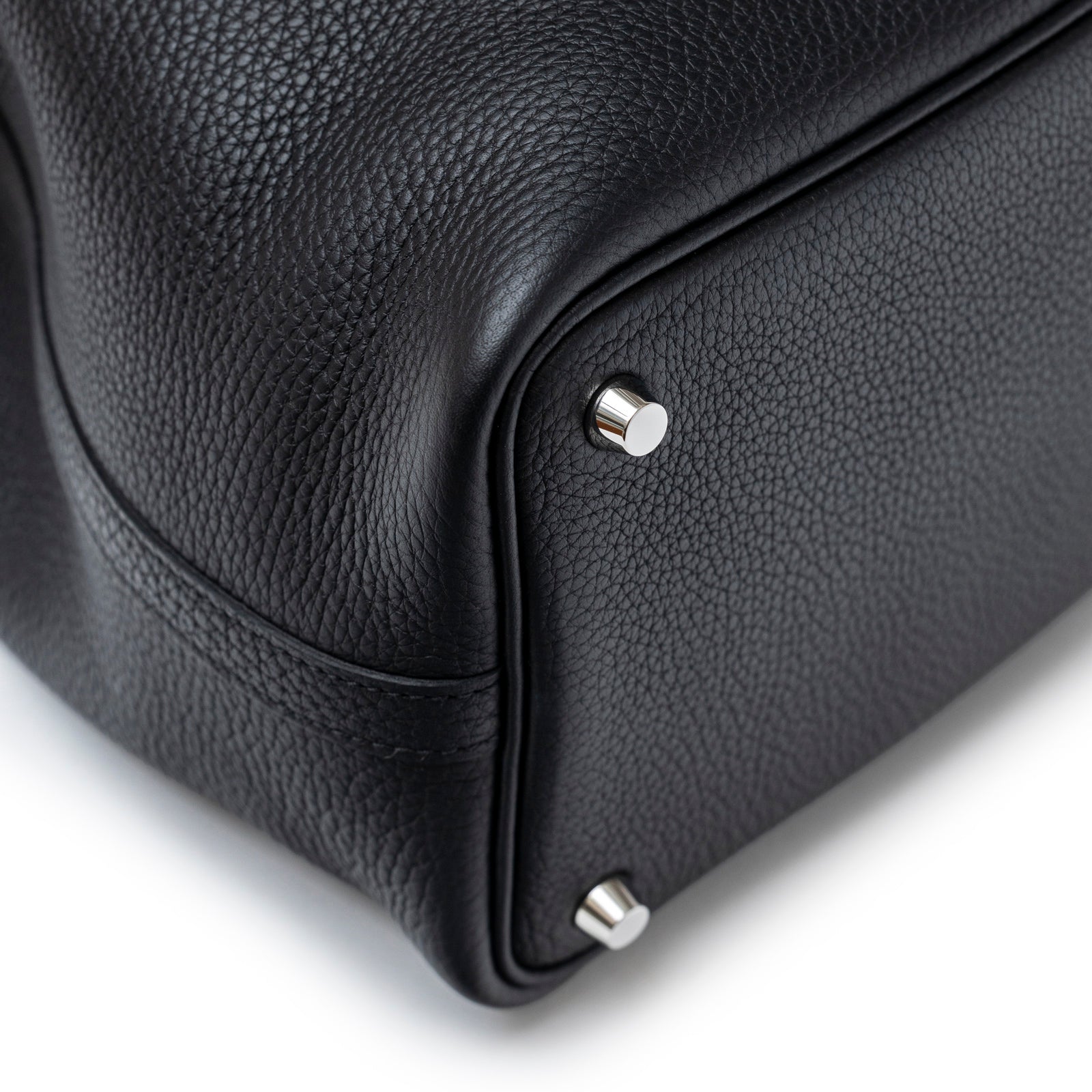 Hermès Picotin 18 Black Clemence Palladium Hardware
