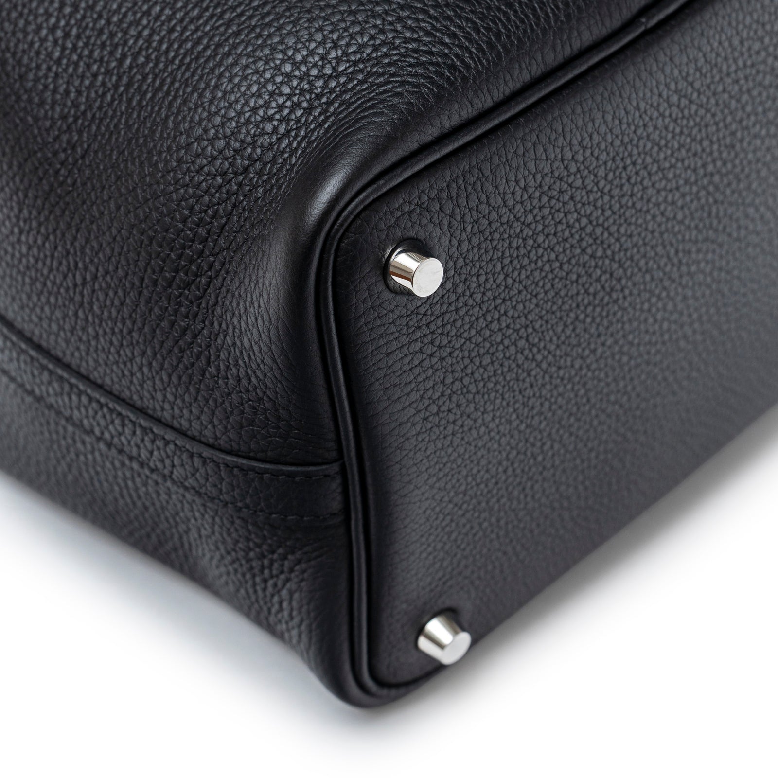 Hermès Picotin 18 Black Clemence Palladium Hardware