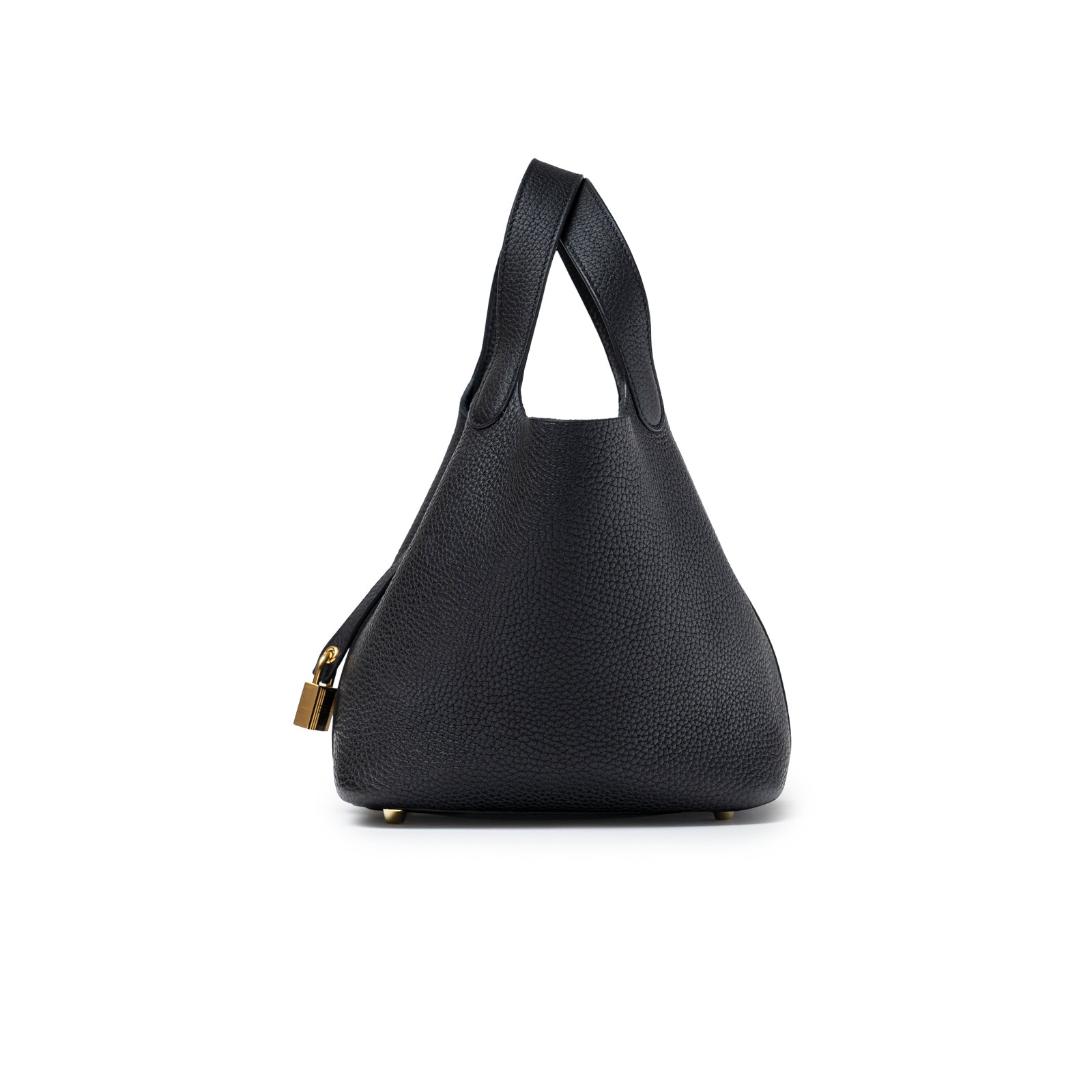 Hermès Picotin 18 Black Clemence Gold Hardware