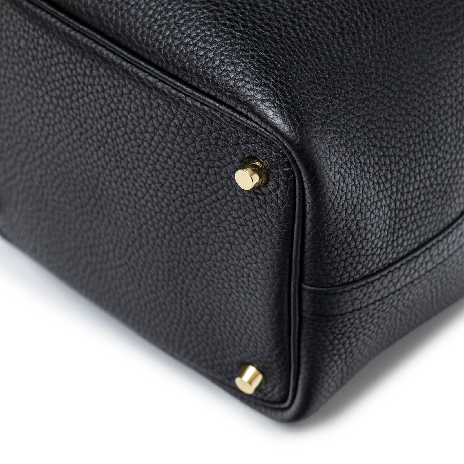 Hermès Picotin 18 Black Clemence Gold Hardware