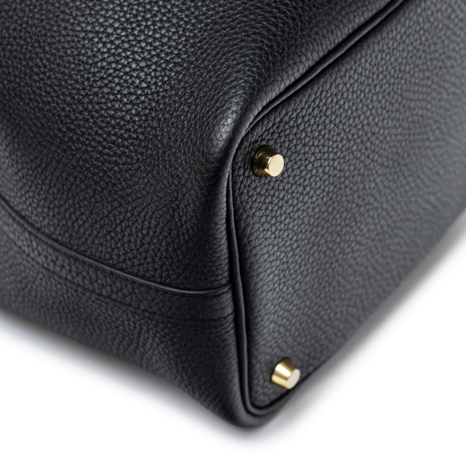 Hermès Picotin 18 Black Clemence Gold Hardware