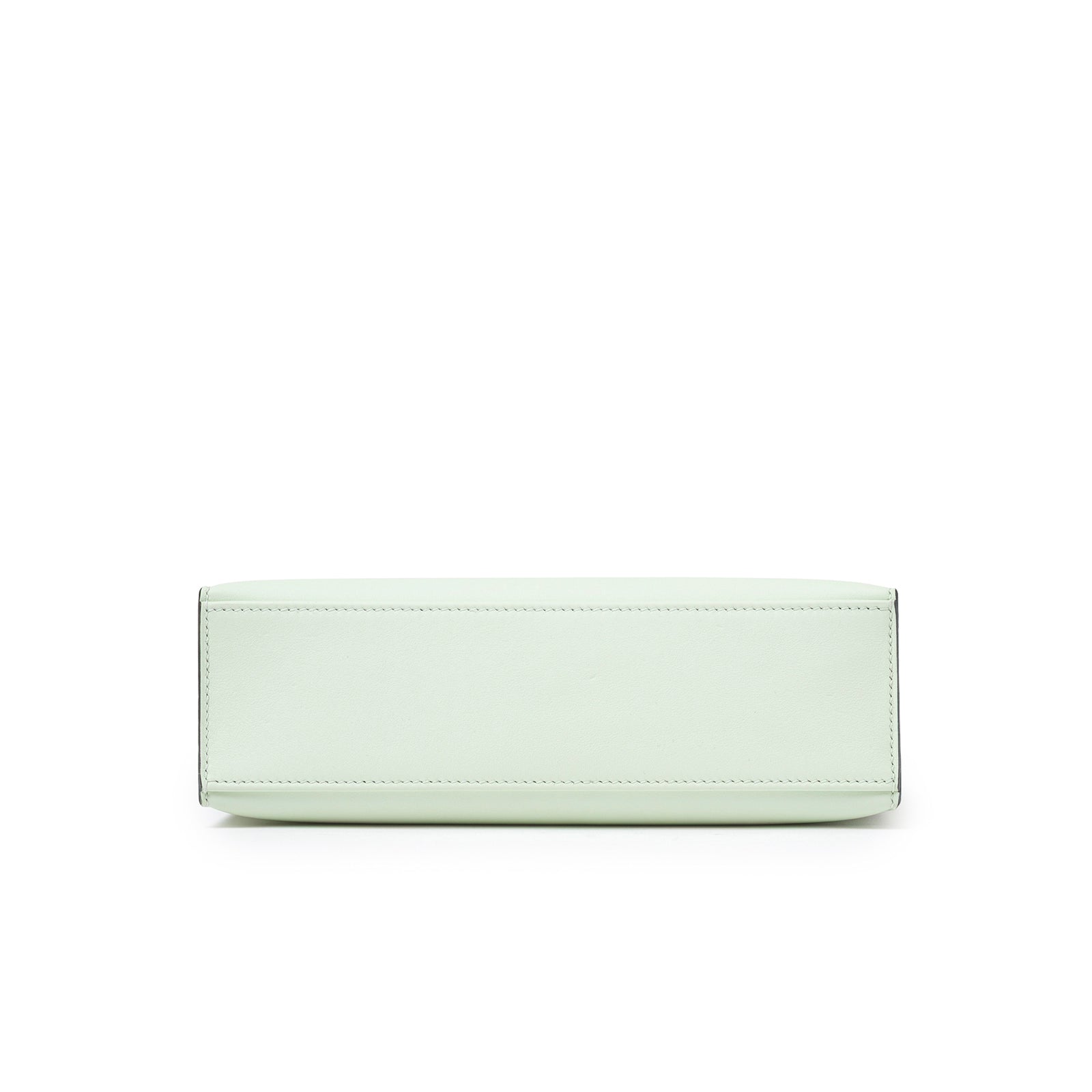 Hermès Kelly Pochette Vert Fizz Swift Palladium Hardware