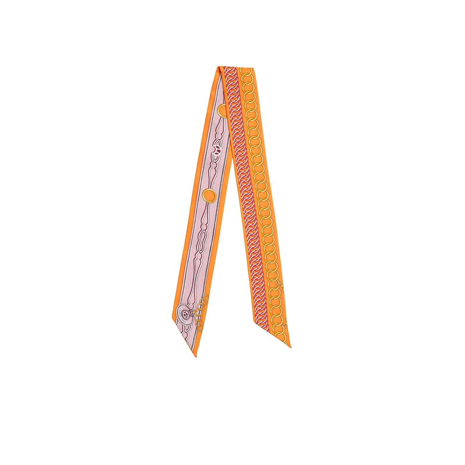 Hermès Twilly Maillons Orange/Rose/Multi