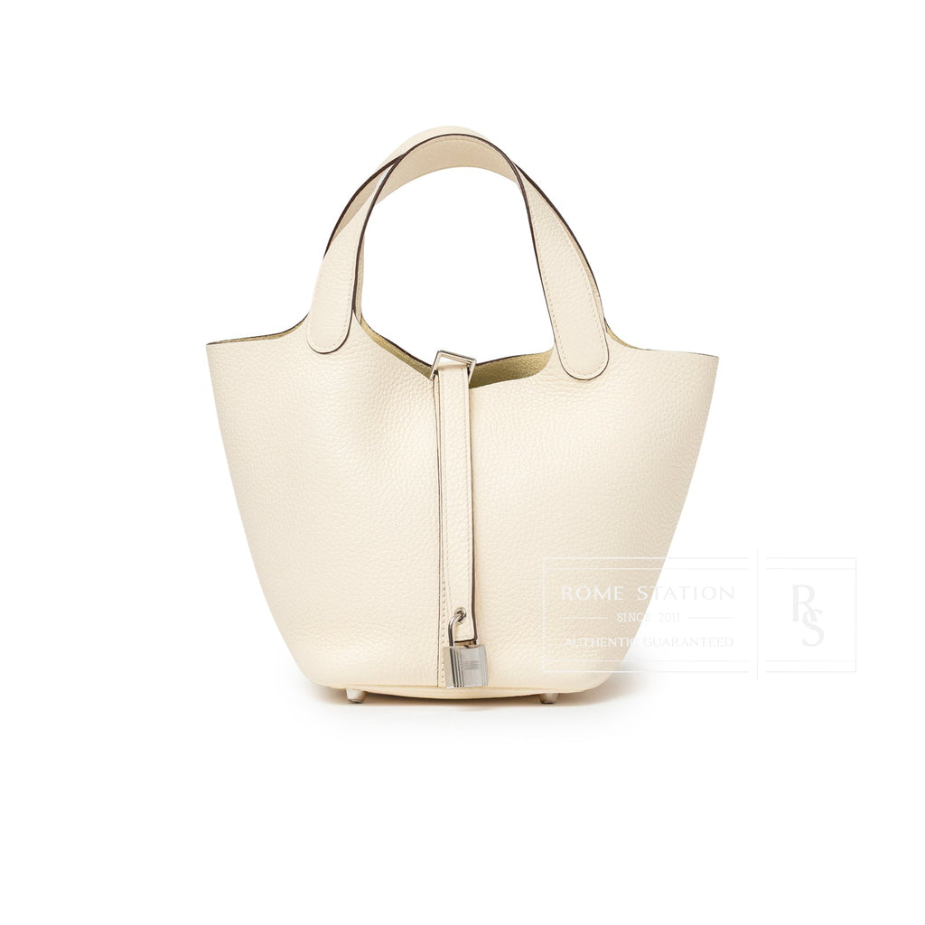 Hermès Picotin 18 Nata Clemence Palladium Hardware
