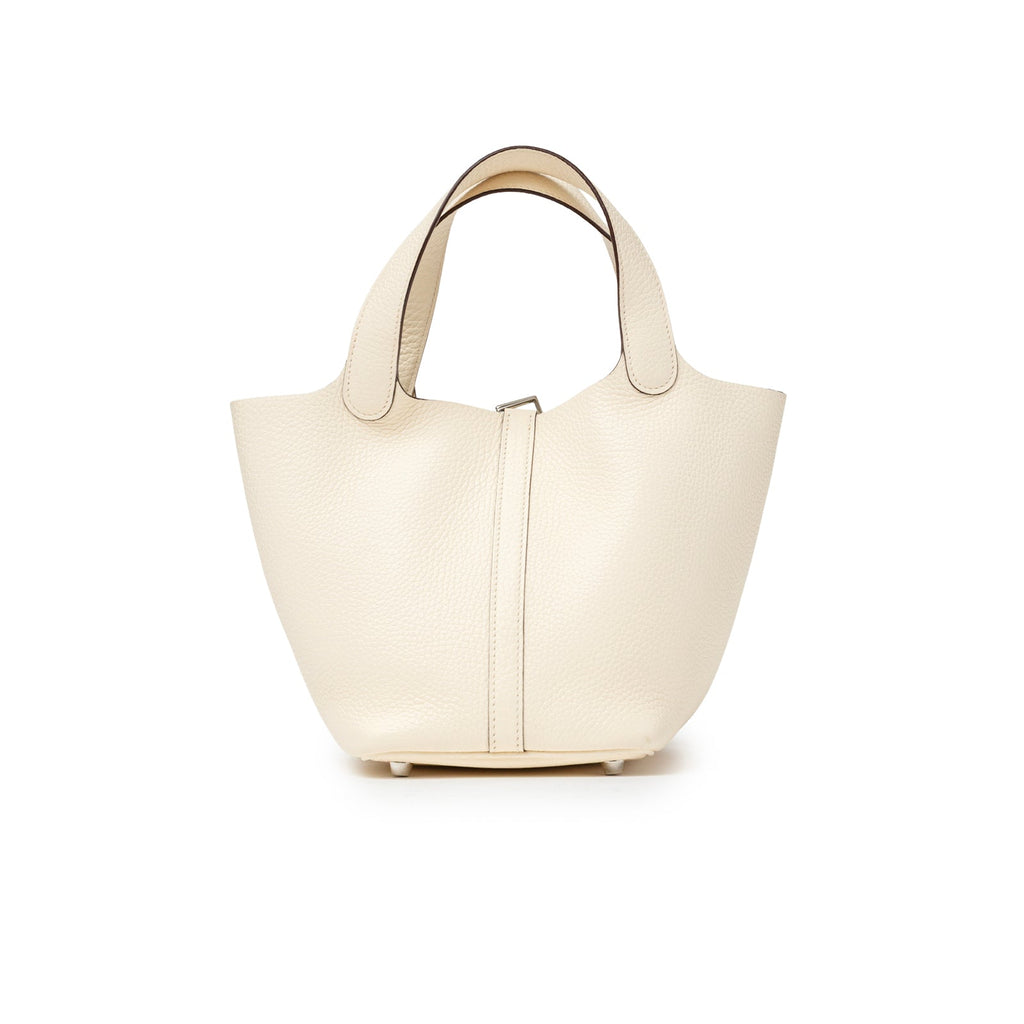 Hermès Picotin 18 Nata Clemence Palladium Hardware