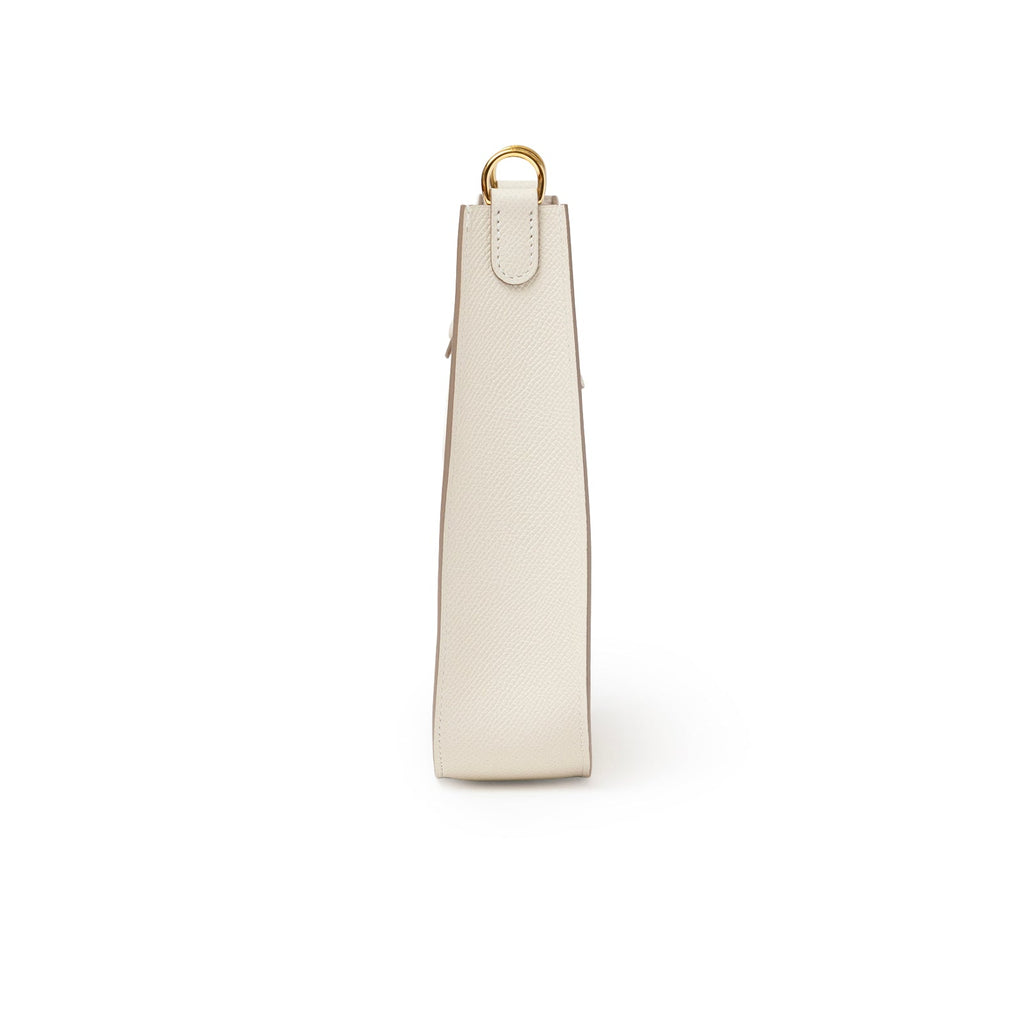 Hermès Mini Evelyne Sellier Craie Epsom Gold Hardware