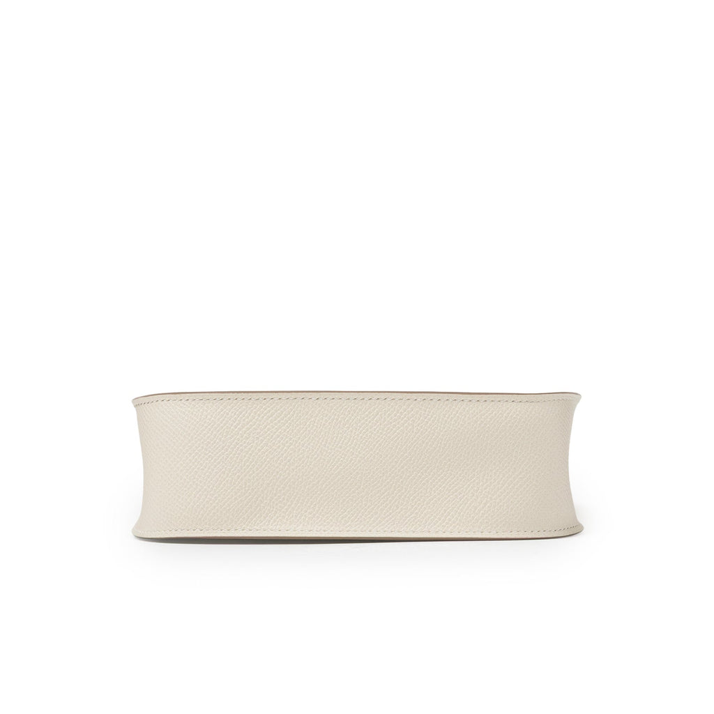 Hermès Mini Evelyne Sellier Craie Epsom Gold Hardware