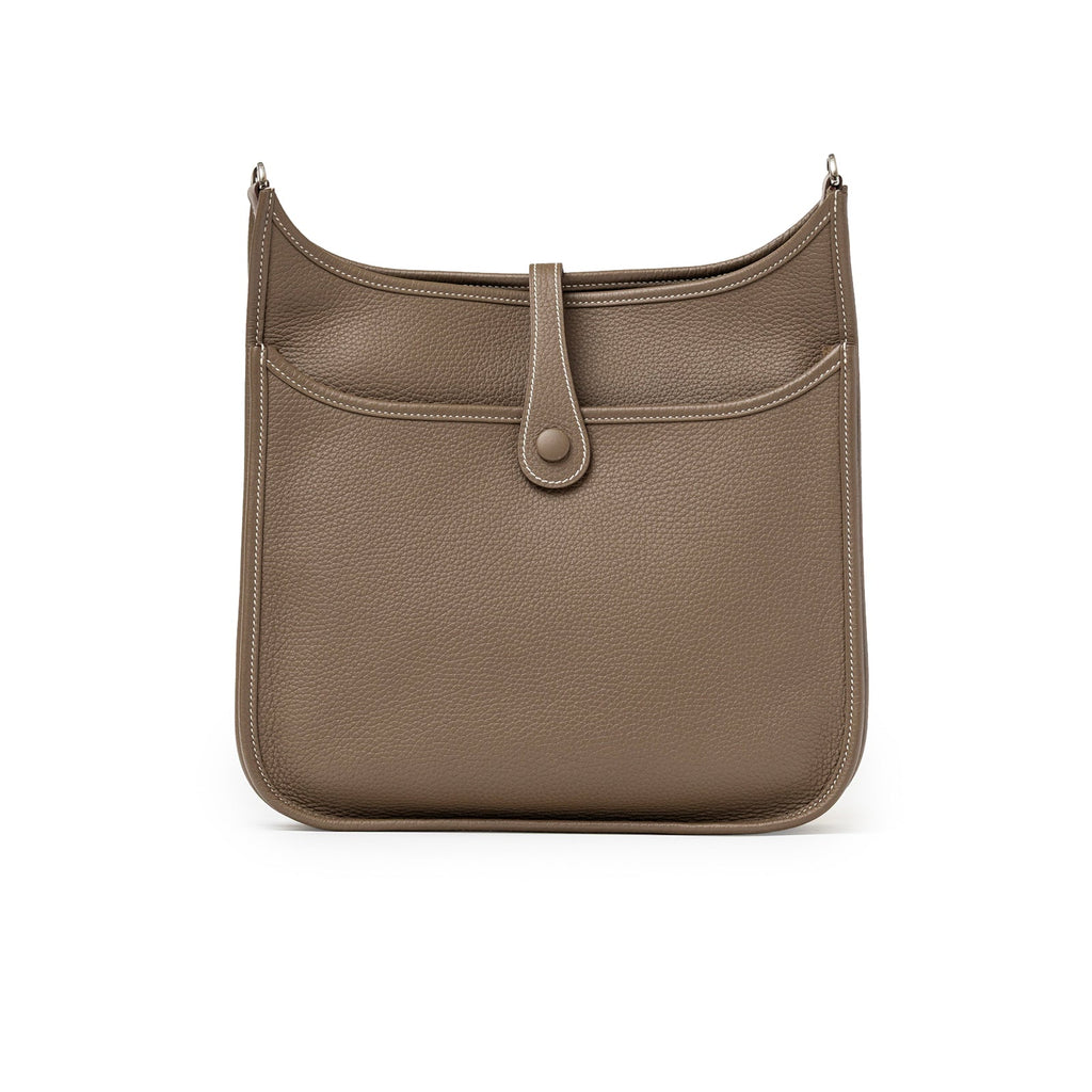 Hermès Evelyne PM 29 Etoupe Clemence Palladium Hardware