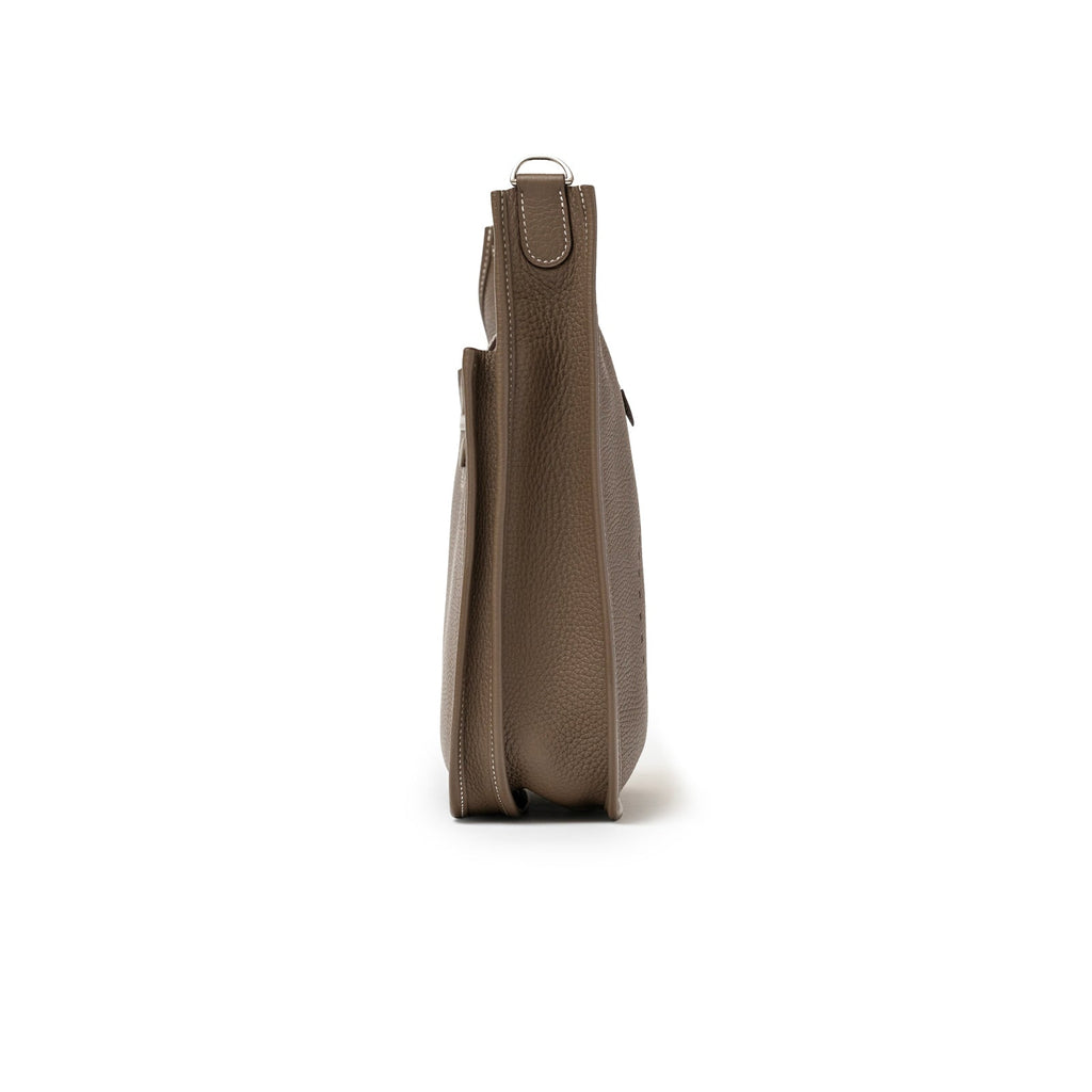 Hermès Evelyne PM 29 Etoupe Clemence Palladium Hardware