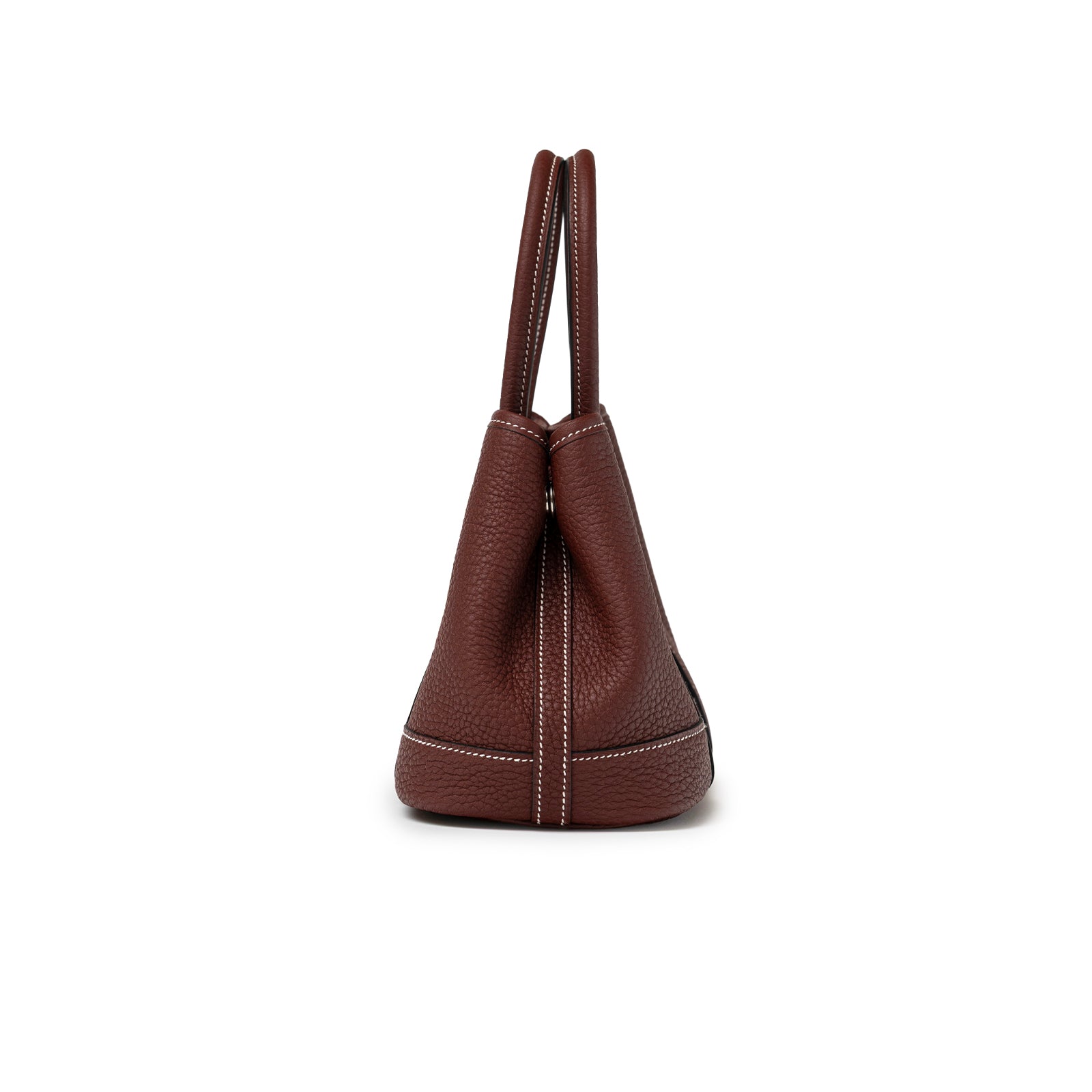 Hermès Mini Garden Party Neo 23 Rouge H Negonda Palladium Hardware