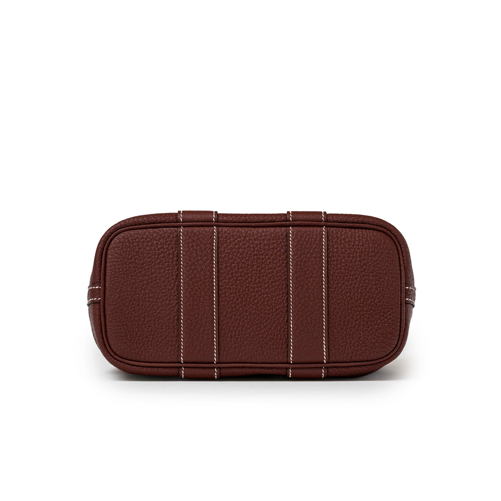 Hermès Mini Garden Party Neo 23 Rouge H Negonda Palladium Hardware