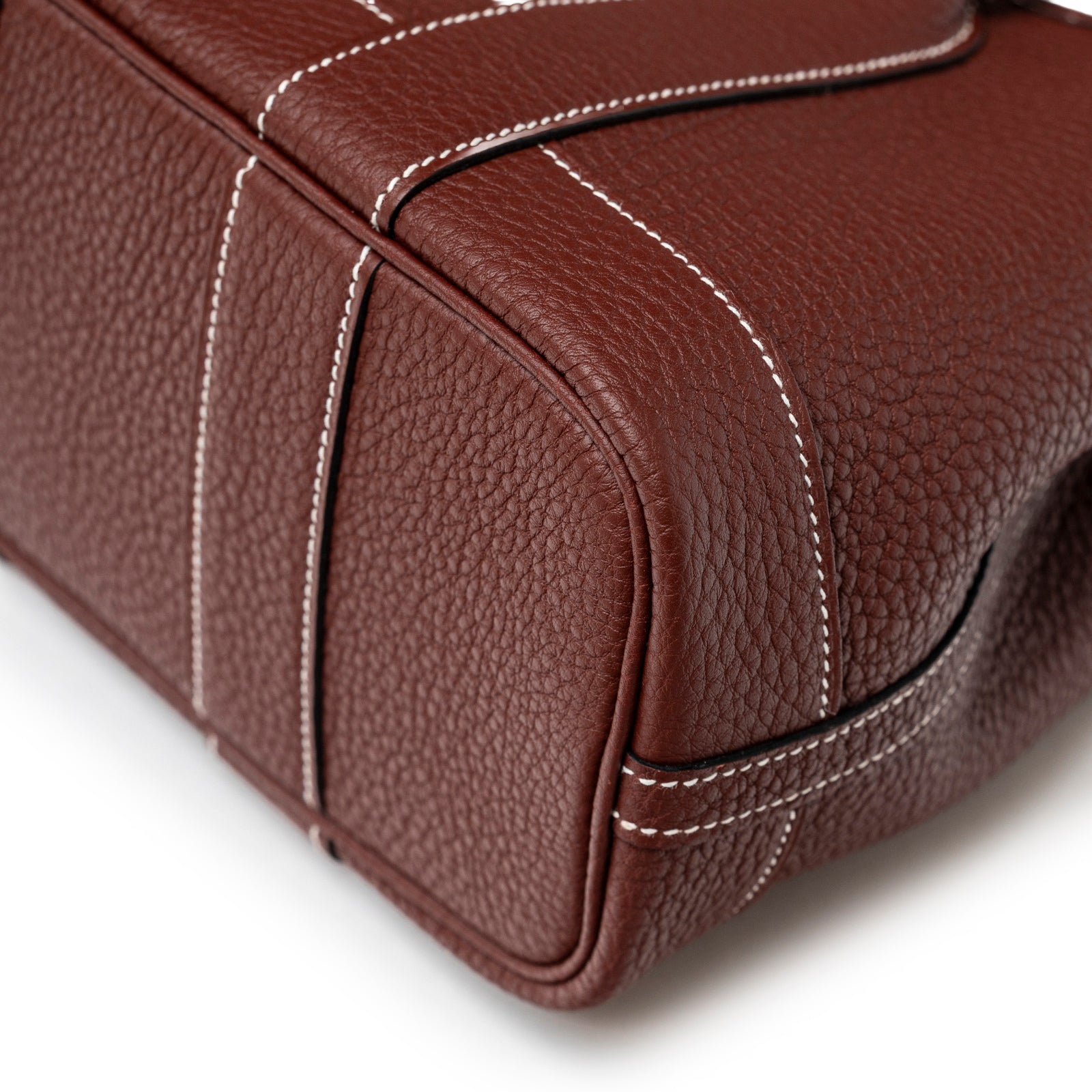 Hermès Mini Garden Party Neo 23 Rouge H Negonda Palladium Hardware