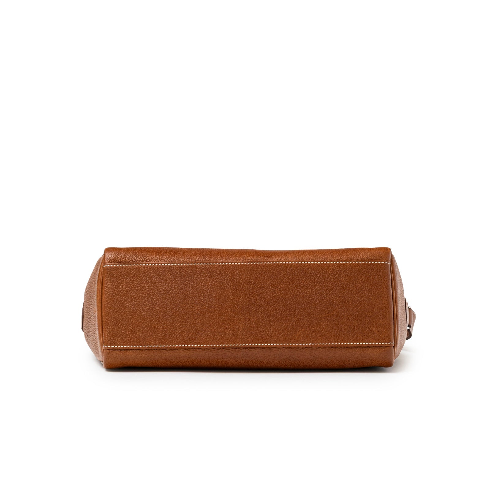 Hermès Kelly Messenger GM Fauve Barenia Faubourg Palladium Hardware