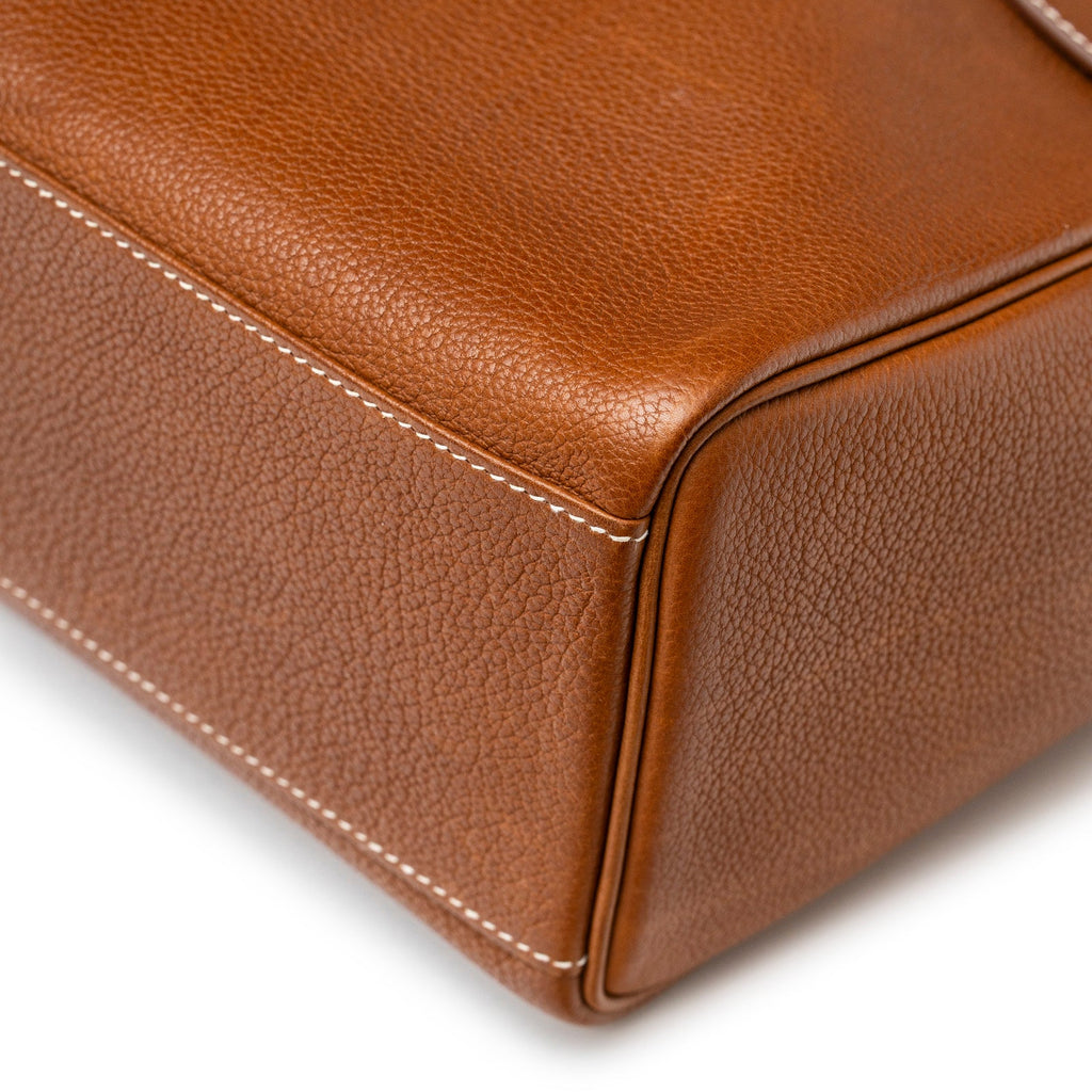 Hermès Kelly Messenger GM Fauve Barenia Faubourg Palladium Hardware