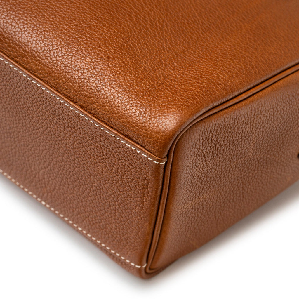 Hermès Kelly Messenger GM Fauve Barenia Faubourg Palladium Hardware