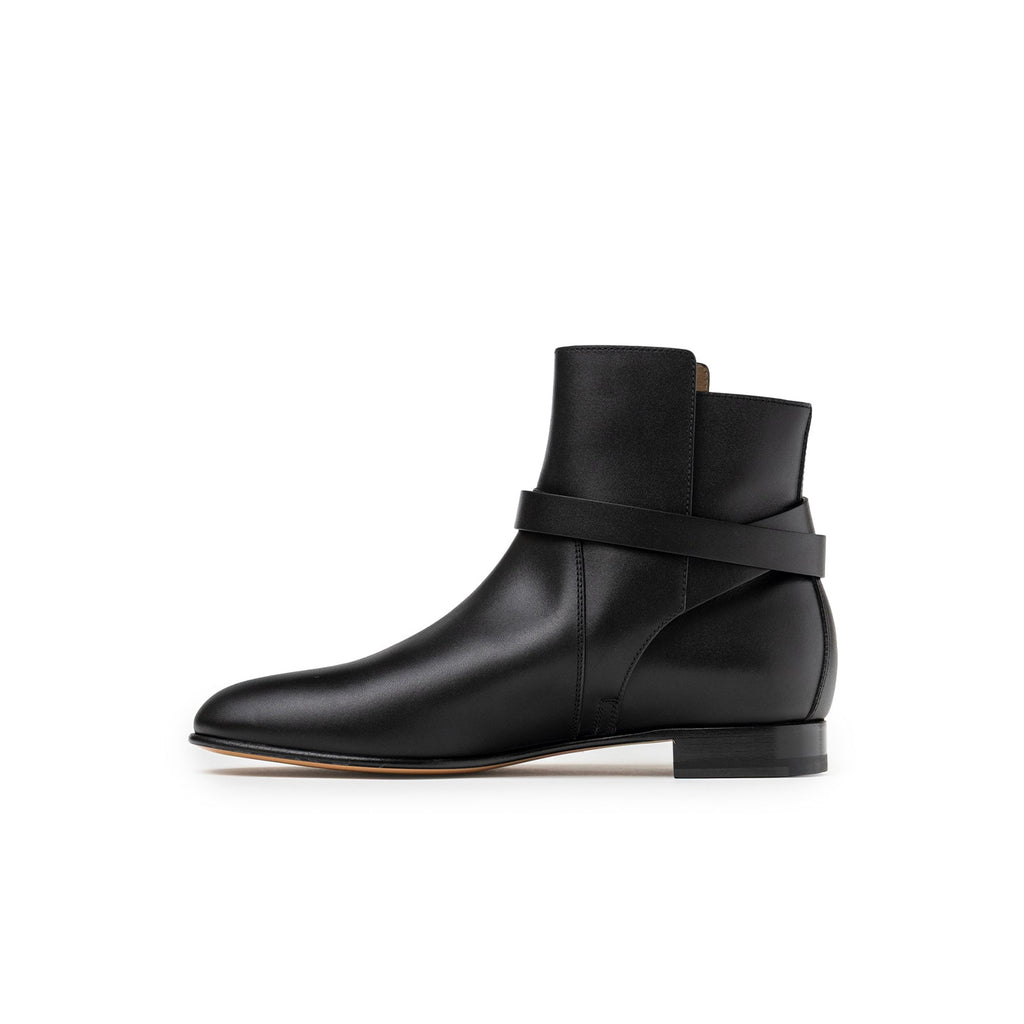 Hermès Kelly Neo Ankle Boot Black Palladium Plated