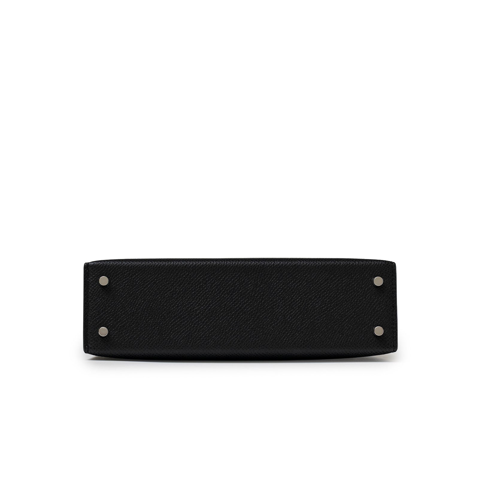 Hermès Mini Kelly II Sellier Black Epsom Palladium Hardware