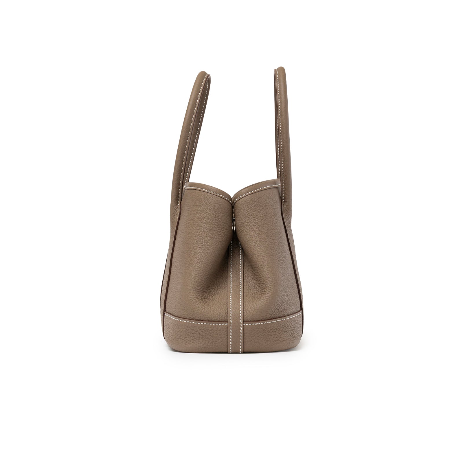 Hermès Mini Garden Party Neo 23 Etoupe Negonda Palladium Hardware