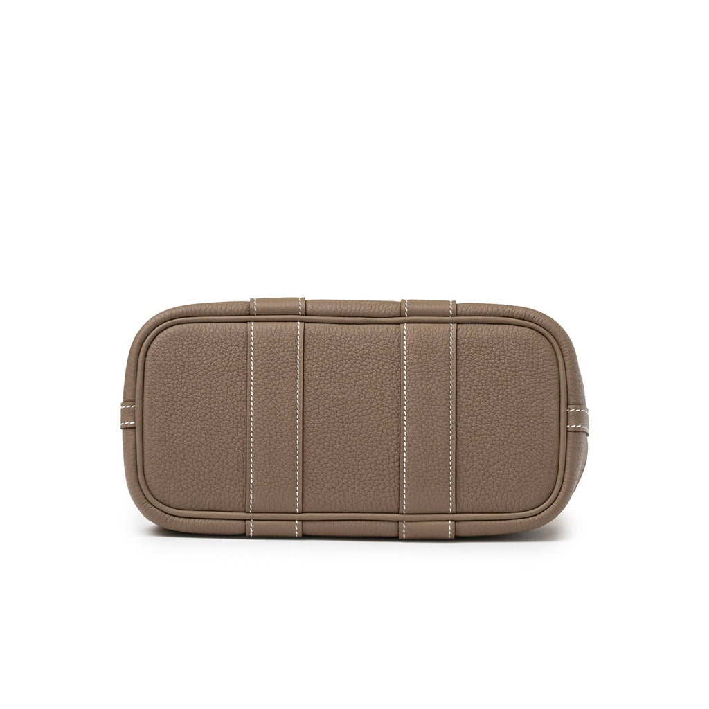 Hermès Mini Garden Party Neo 23 Etoupe Negonda Palladium Hardware