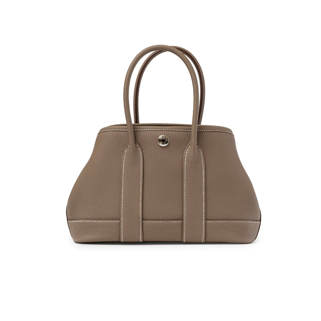 Hermès Mini Garden Party Neo 23 Etoupe Negonda Palladium Hardware