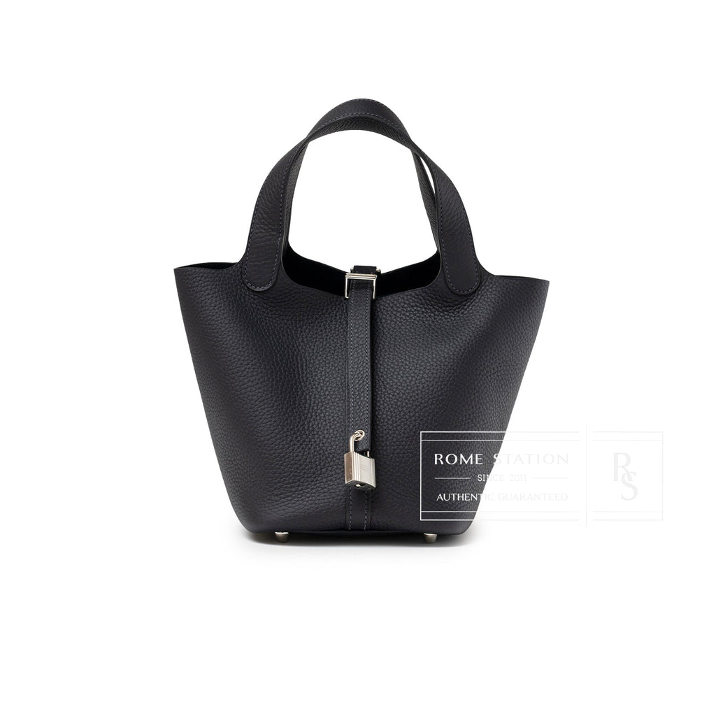 Hermès Picotin 18 Plomb Clemence Palladium Hardware