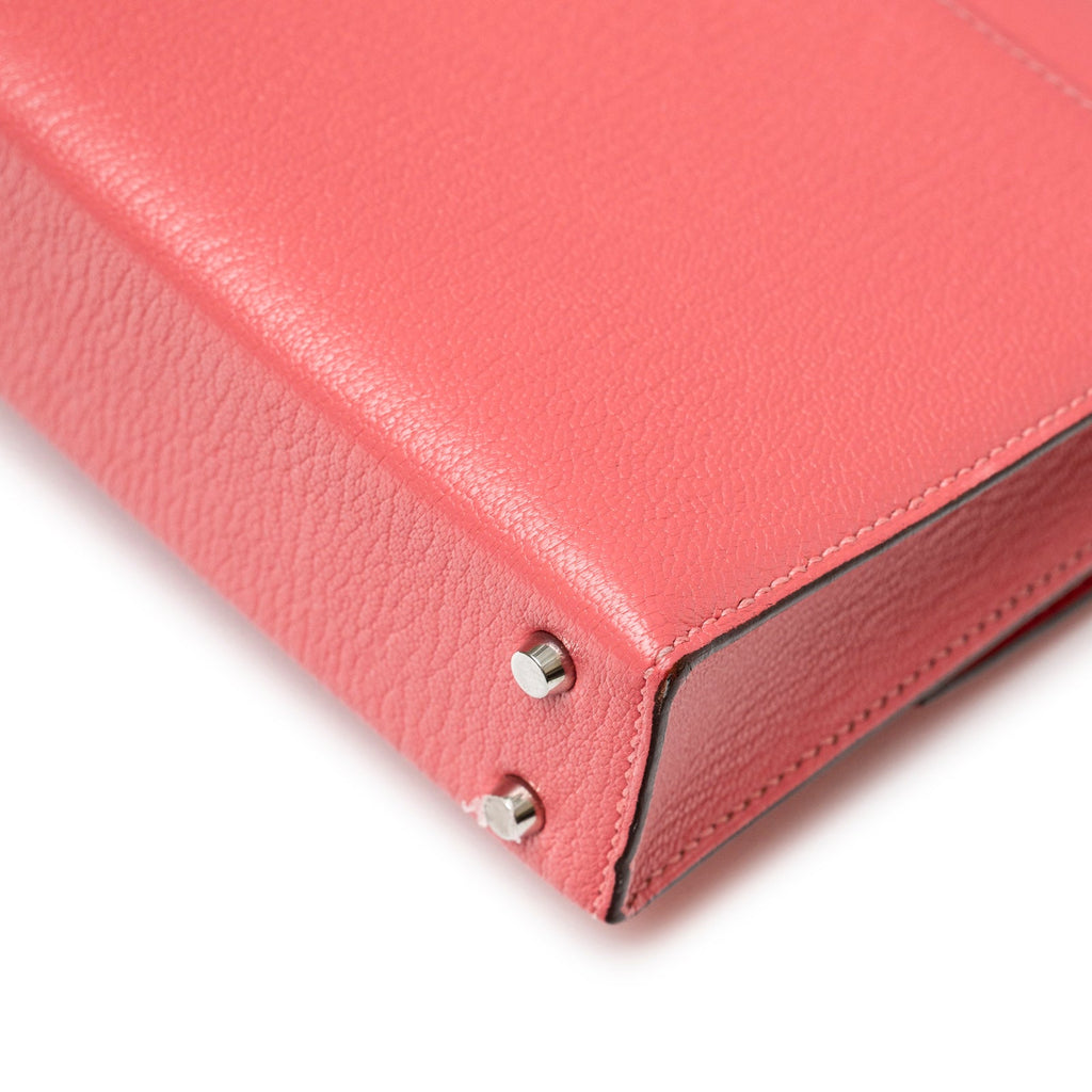 Hermès Mini Verrou Chaine Bag Rose Azalee Chevre Mysore Palladium Hardware
