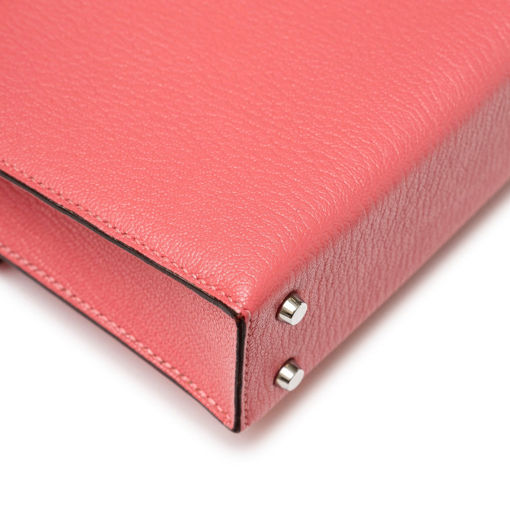 Hermès Mini Verrou Chaine Bag Rose Azalee Chevre Mysore Palladium Hardware