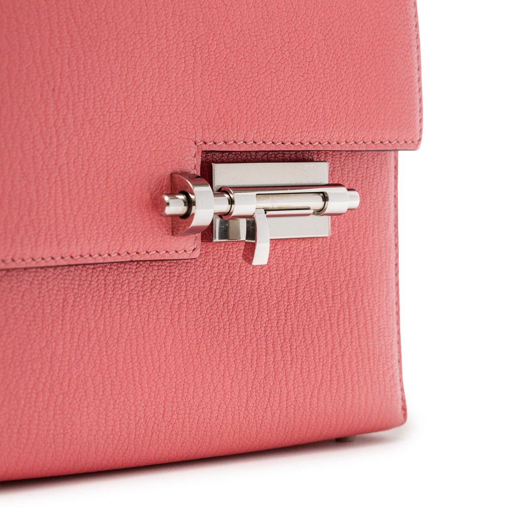 Hermès Mini Verrou Chaine Bag Rose Azalee Chevre Mysore Palladium Hardware
