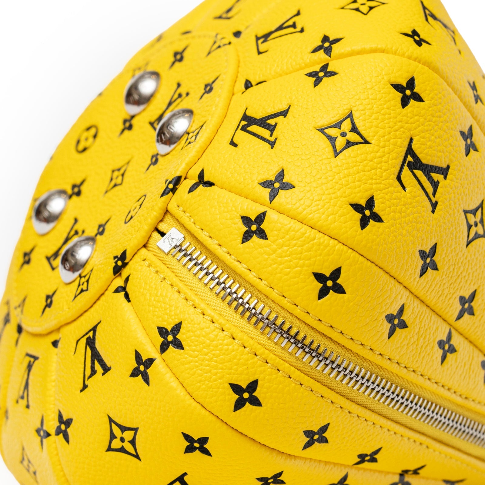 Louis Vuitton X Yayoi Kusama Limited Edition Yellow/Black Leather Pumpkin Bag