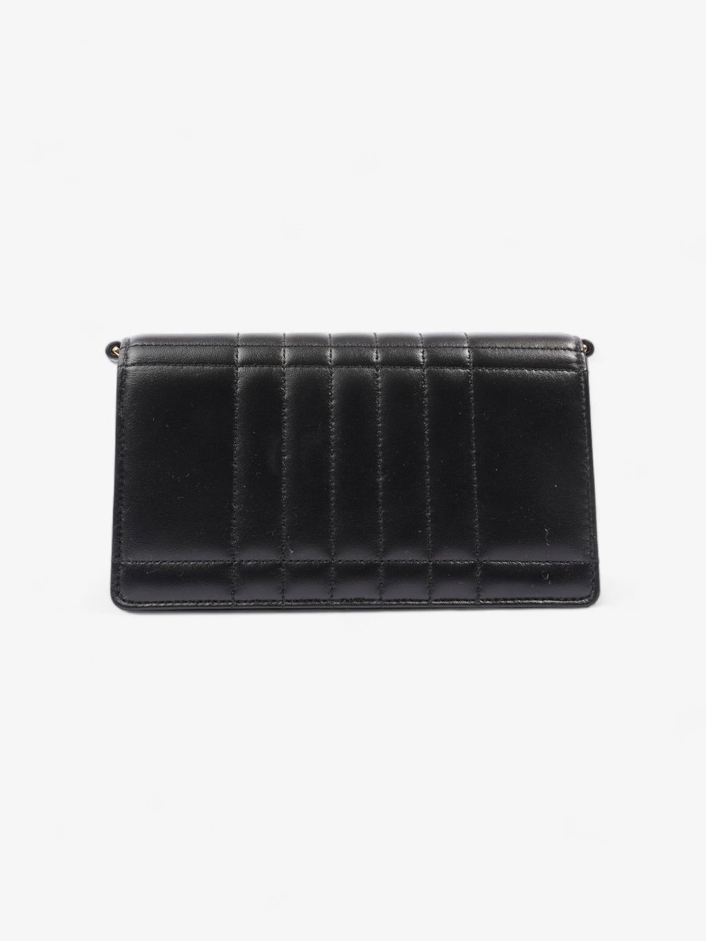 Burberry Lola Clutch Black Lambskin Leather