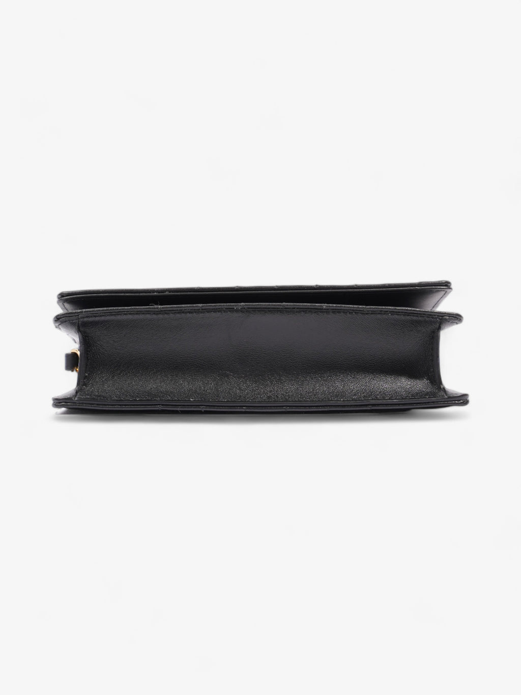 Burberry Lola Clutch Black Lambskin Leather