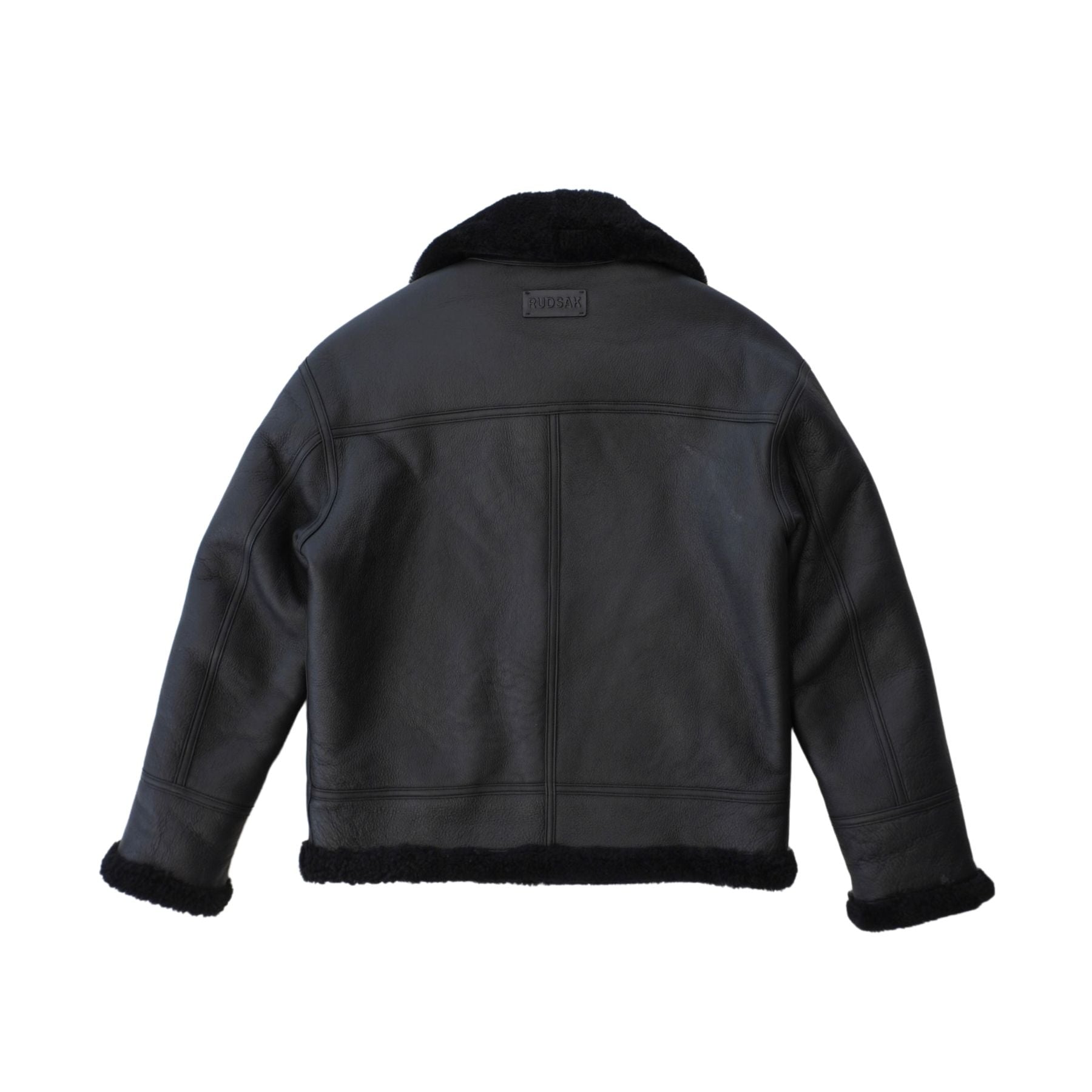 Rudsak 'Conor' Shearling Moto Jacket - Men's S