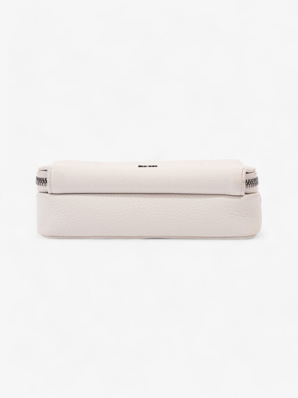 Christian Dior Double Zipped Messenger  Cream Leather
