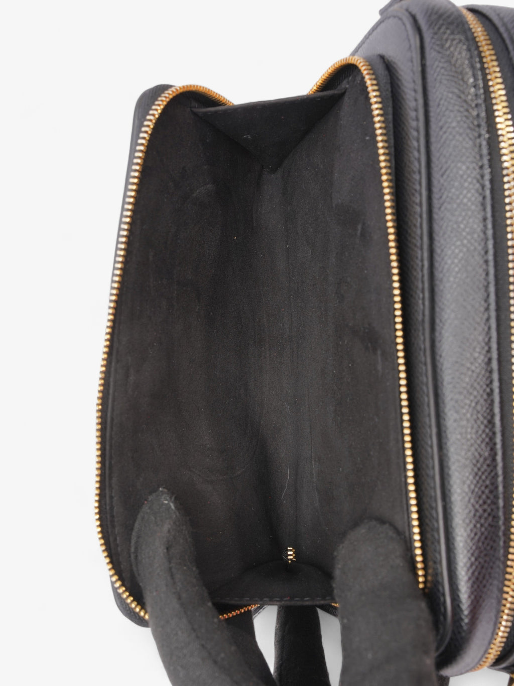 Christian Dior Caro Double Pouch Bag Black Leather